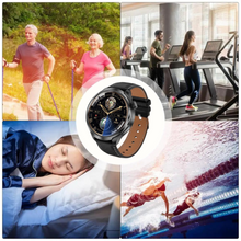 Lade das Bild in den Galerie-Viewer, VitalSense Pro X - Gesundheits-Smartwatch mit Lederarmband (2026)