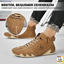 Lade das Bild in den Galerie-Viewer, Alpaka - orthopädische, wasserdichte & rutschfeste Leder-Barfußschuhe