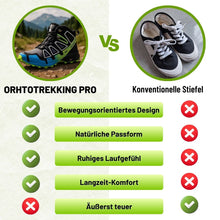 Lade das Bild in den Galerie-Viewer, OrthoTrekking Komfort - wasserdichte, leichte & rutschfeste Trekking u.-Wanderschuhe für langes Gehen