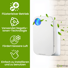 Lade das Bild in den Galerie-Viewer, FrischLuft Pro - Luftreiniger - wirksam gegen Allergene, Pollen, Staub, Reizhusten, Viren und Bakterien