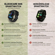 Lade das Bild in den Galerie-Viewer, GlucoCare SOS – Sicherheitsuhr mit SOS-Alarm und Sturzerkennung