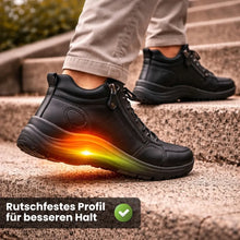 Lade das Bild in den Galerie-Viewer, FussFit – Ergonomische & rutschfeste Barfußschuhe aus Leder | Natürlicher Komfort & Grip