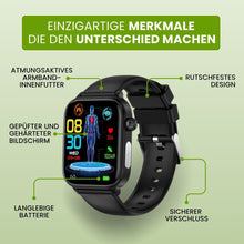 Lade das Bild in den Galerie-Viewer, GlucoCare SOS – Sicherheitsuhr mit SOS-Alarm und Sturzerkennung