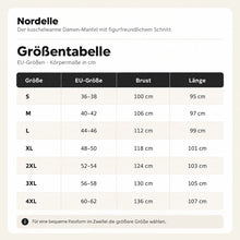 Lade das Bild in den Galerie-Viewer, Nordelle – der kuschelwarme Damen-Mantel mit figurfreundlichem Schnitt