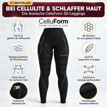Lade das Bild in den Galerie-Viewer, CelluForm 3D Anti-Cellulite-Leggings