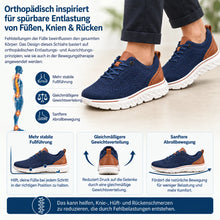 Lade das Bild in den Galerie-Viewer, FeelFree Gentleman – orthopädischer Herren-Komfortschuh | federleicht, dämpfend & einfach anzuziehen