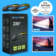 Lade das Bild in den Galerie-Viewer, ALPIN 350 Pro LED Stirnlampe - Das Original - 1+1 Aktion für kurze Zeit