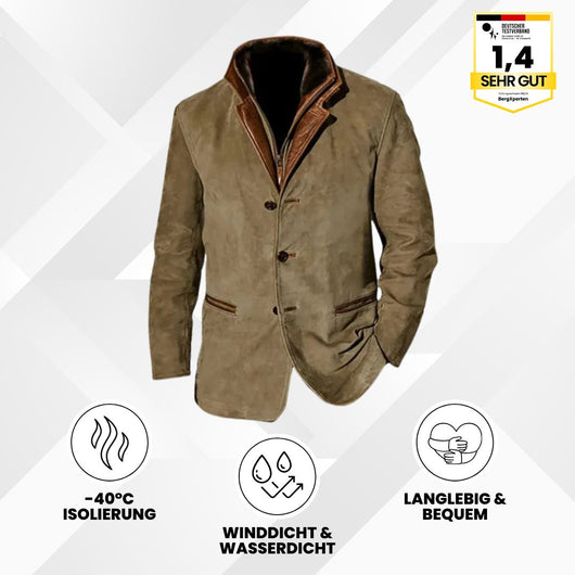 Clooney - Hochwertige Lederjacke für jede Jahreszeit
