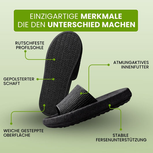 OrthoSlipper – Anatomisch stützende Komfort-Pantoletten | Ergonomisches Design