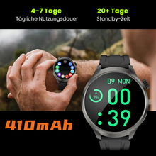 Lade das Bild in den Galerie-Viewer, VitalSense Pro X - Gesundheits-Smartwatch mit Lederarmband (2026)
