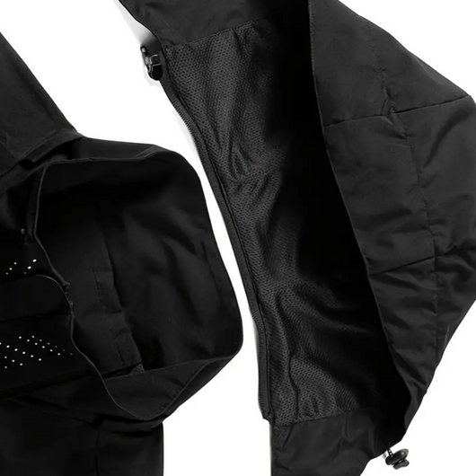 AquaShield - Leichte Herren-Regenjacke mit Kapuze, wasserdicht und winddicht