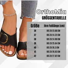 Lade das Bild in den Galerie-Viewer, OrthoMia - Schmerzlindernde Kork-Sandalen mit Schnallenriemen-Design für Damen
