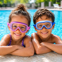 Lade das Bild in den Galerie-Viewer, AquaBlick Kinder-Schwimmbrille | Beschlagfrei · Auslaufsicher · Kein Haareziehen
