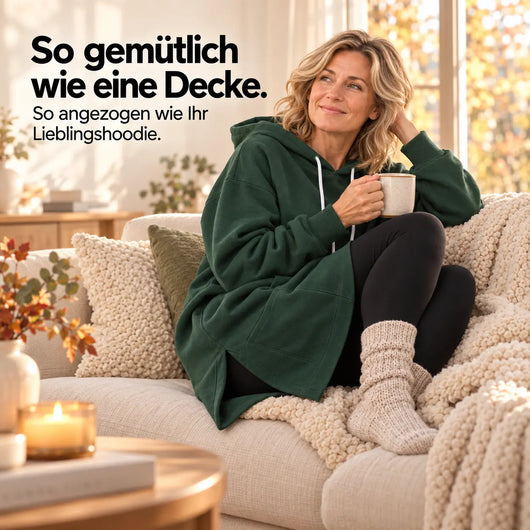 KuschelLiebe – der extra lange Wohlfühlhoodie