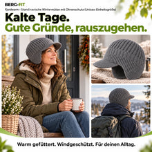 Lade das Bild in den Galerie-Viewer, Fjordwarm – Skandinavische Wintermütze mit Ohrenschutz (Unisex-Einheitsgröße) 2026
