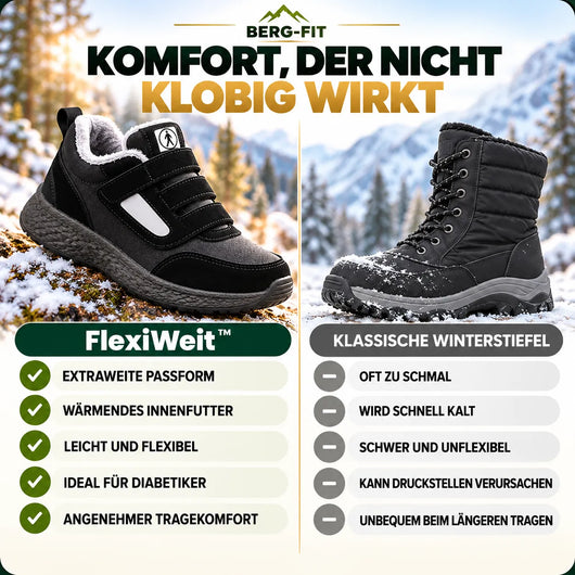 FlexiWeit – Extraweite Komfortschuhe für Diabetiker und geschwollene Füße