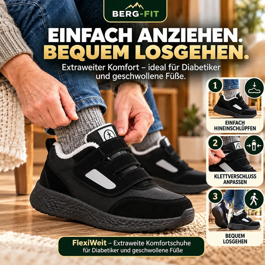FlexiWeit – Extraweite Komfortschuhe für Diabetiker und geschwollene Füße