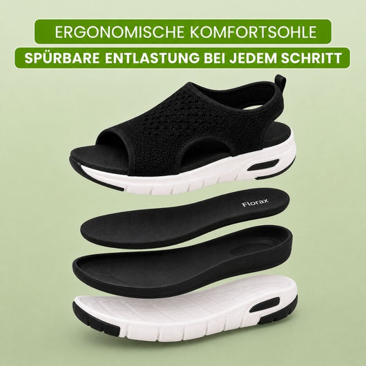 Florax Sandalen - schmerzlindernde Komfortsandalen | Ergonomisches Design