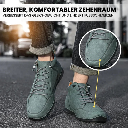 FussFit - ergonomische, schmerzlindernde, rutschfeste Leder-Barfußschuhe