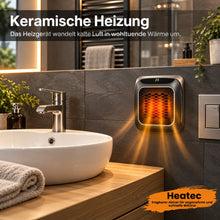 Lade das Bild in den Galerie-Viewer, HEATEC -  energiesparende tragbare Komfortheizung mit hoher Heizleistung &amp; Sicherheitssystem ohne Installation | Bis 20 m²
