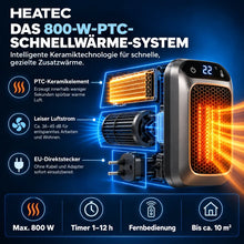 Lade das Bild in den Galerie-Viewer, HEATEC -  energiesparende tragbare Komfortheizung mit hoher Heizleistung &amp; Sicherheitssystem ohne Installation | Bis 20 m²

