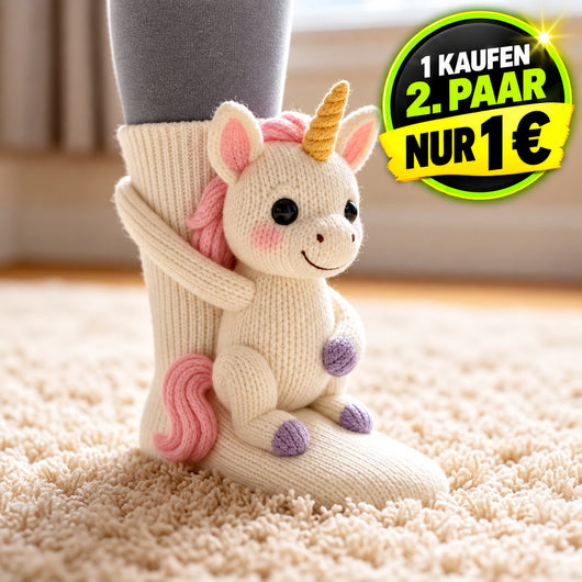 HUGGY Socken – Nie mehr kalte Füße nur noch HUGGY - Einheitsgröße-Unisex | 1-€ Aktion