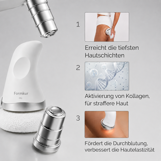 Formkur - Anti-Cellulite Massagegerät für Bauch, Beine & Po