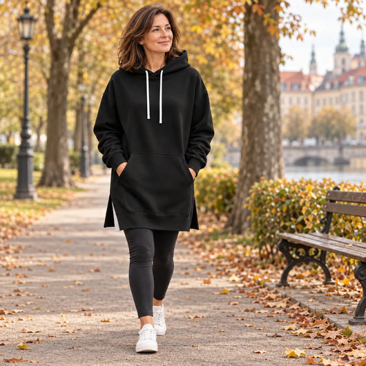 KuschelLiebe – extra langer Oversize-Wohlfühlhoodie | deckenweich, warm & vorteilhaft geschnitten