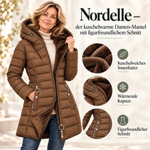 Lade das Bild in den Galerie-Viewer, Nordelle – der kuschelwarme Damen-Mantel mit figurfreundlichem Schnitt
