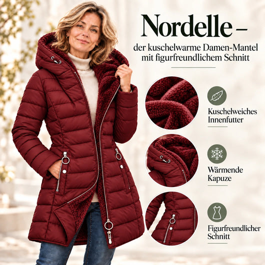 Nordelle – der kuschelwarme Damen-Mantel mit figurfreundlichem Schnitt
