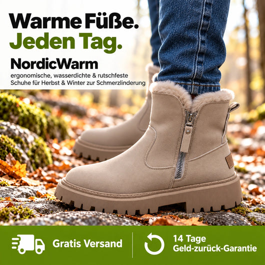 NordicWarm - ergonomische, wasserdichte & rutschfeste Schuhe für Herbst & Winter zur Schmerzlinderung 2026