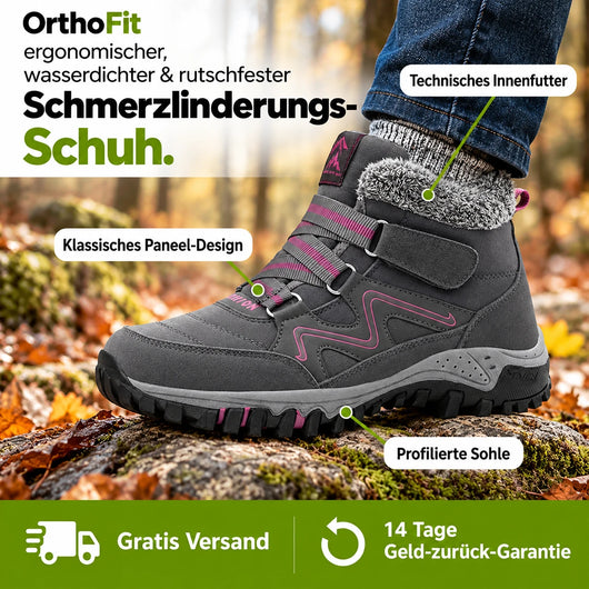 OrthoFit - ergonomischer, wasserdichter & rutschfester Schmerzlinderungs-Schuh 2026