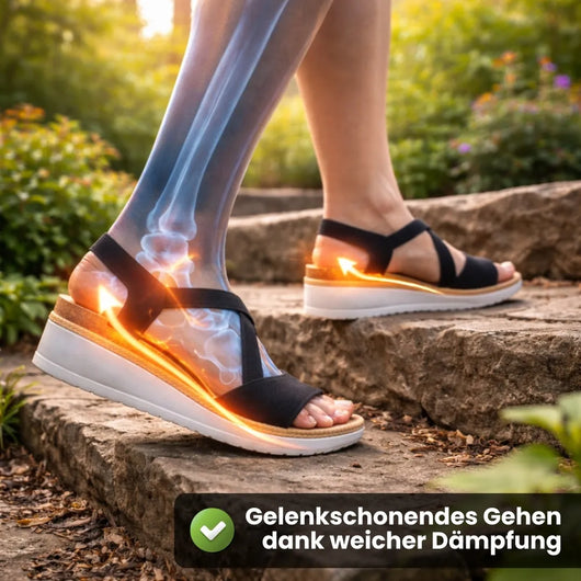 OrthoStella - ergonomische schmerzlindernde Sandalen für Damen