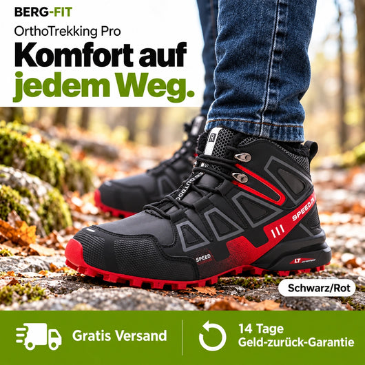 OrthoTrekking Pro - ergonomische schmerzlindernde Trekking u.-Wanderschuhe 2026