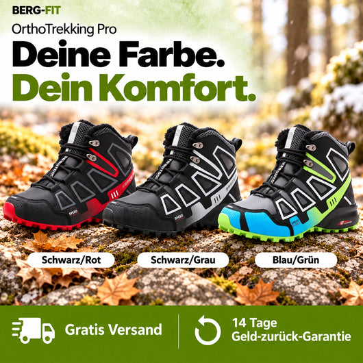 OrthoTrekking Pro - ergonomische schmerzlindernde Trekking u.-Wanderschuhe 2026