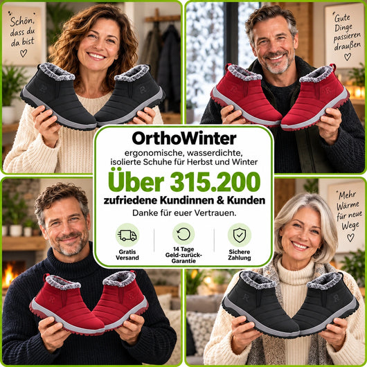 OrthoWinter - ergonomische, wasserdichte, isolierte Schuhe für Herbst und Winter 2026