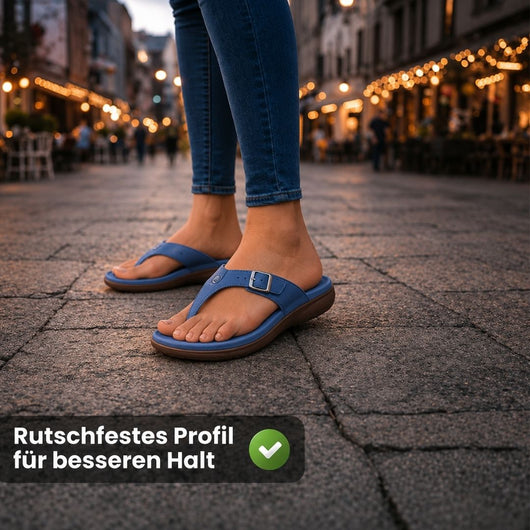 Orthofit - orthopädische Komfort-Sandale | Federleicht & Rutschfest