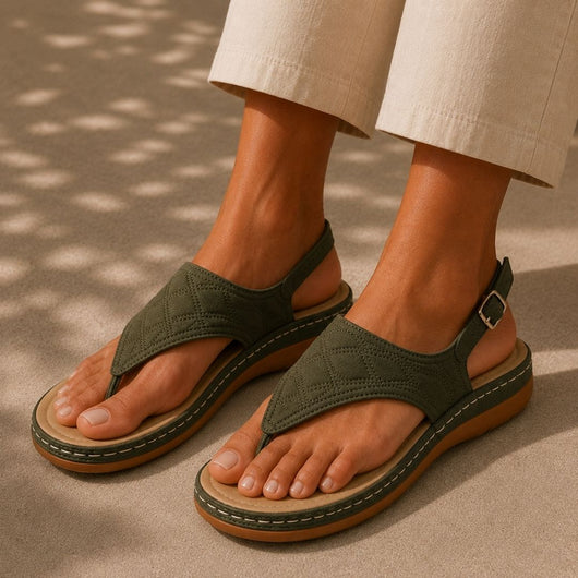 OrthoKomfort - Damen ergonomische schmerzlindernde Komfort-Sandalen