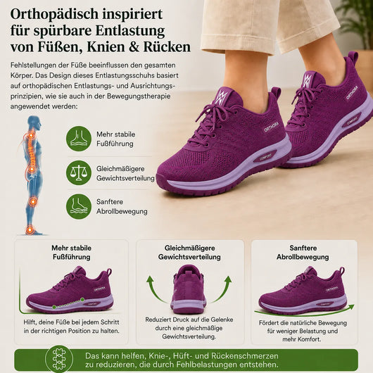Orthora - ergonomische Schmerzlinderungs-Schuhe für Damen