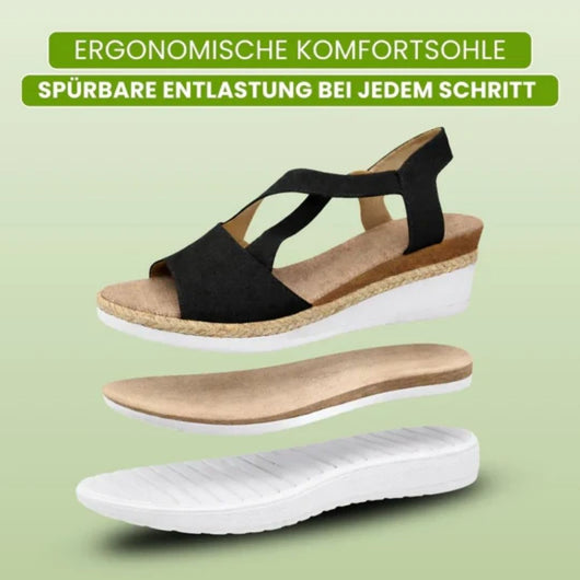 OrthoStella - Schmerzlindernde Komfort-Sandalen | Rutschfest & Federleicht