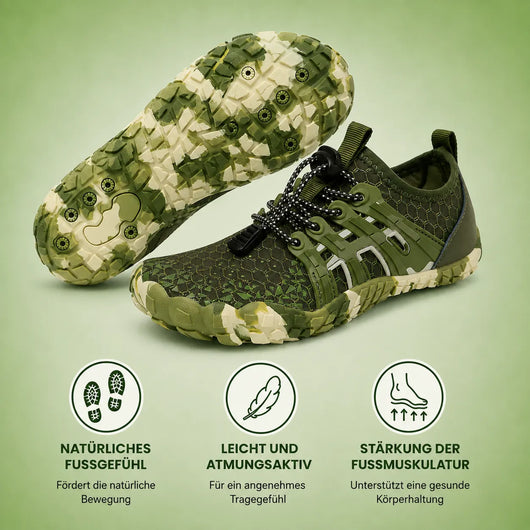 Trek – ergonomischer, wasserdichter & schmerzlindernder Outdoor-Barfußschuh