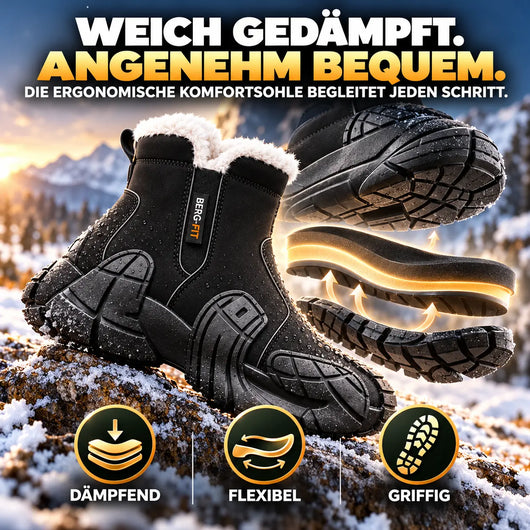ThermoBoots | wasserdichte, warm gefütterte Winterstiefel | Leicht, rutschfest & Schmerzlindernd