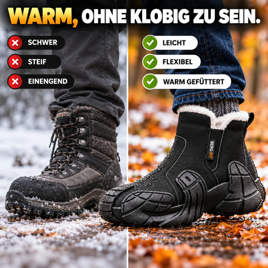 ThermoBoots | wasserdichte, warm gefütterte Winterstiefel | Leicht, rutschfest & Schmerzlindernd