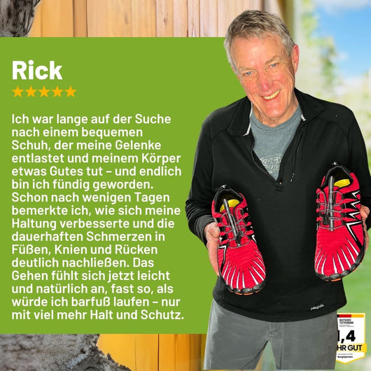 AeroX Pro - ergonomischer schmerzlindernder Barfußschuh