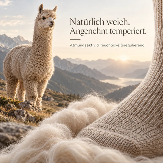 AlpakaFlow – Premium-Kompressionssocken mit Alpakafaser