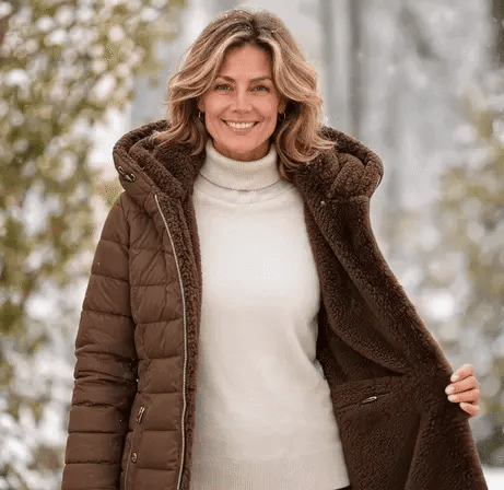Nordelle – der kuschelwarme Damen-Mantel mit figurfreundlichem Schnitt