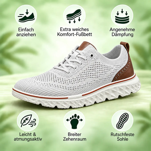 FeelFree Gentleman – orthopädischer Herren-Komfortschuh | federleicht, dämpfend & einfach anzuziehen
