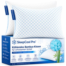 Lade das Bild in den Galerie-Viewer, SleepCool Pro™ Kühlendes &amp; ergonomisches Bambus-Kissen für erholsamen Schlaf
